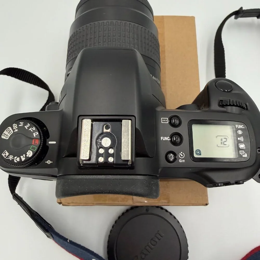 Canon EOS G 35mm SLR Film Camera #1456 with 35-80mm III zoom lens tested Vintage